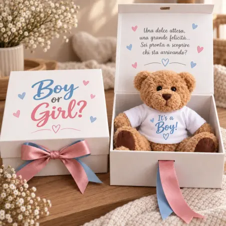 Box Gender Reveal con Orsetto Boy or Girl? | BIS