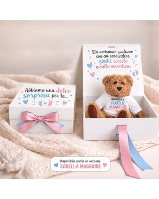copy of Scatola regalo con peluche personalizzabile – annuncio gravidanza futura nonna