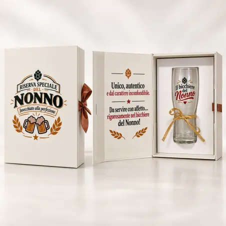 Gift Box Nonno con Bicchiere da Birra | BIS
