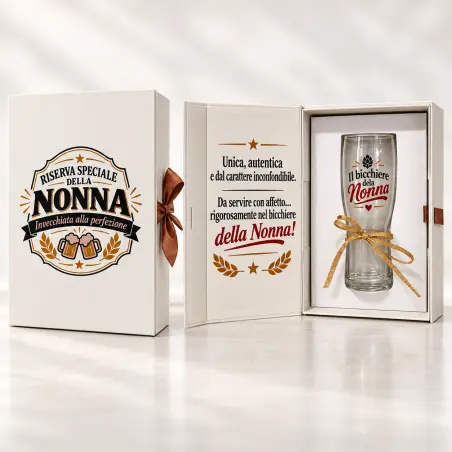 Gift Box Nonna con Bicchiere da Birra | BIS