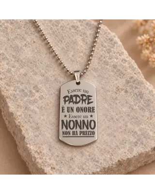 "Birth" plaque necklace, to be personalized with your baby's data