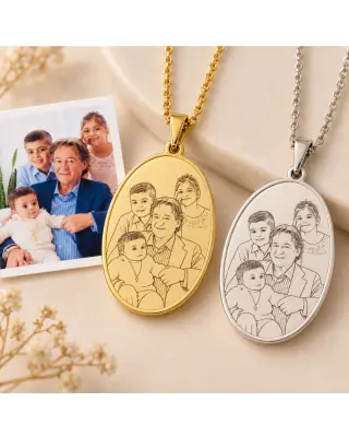 "Birth" plaque necklace, to be personalized with your baby's data
