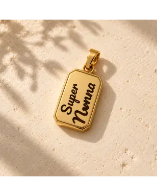 Charm Super Nonna | Ciondolo e Collana Regalo Nonna BIS