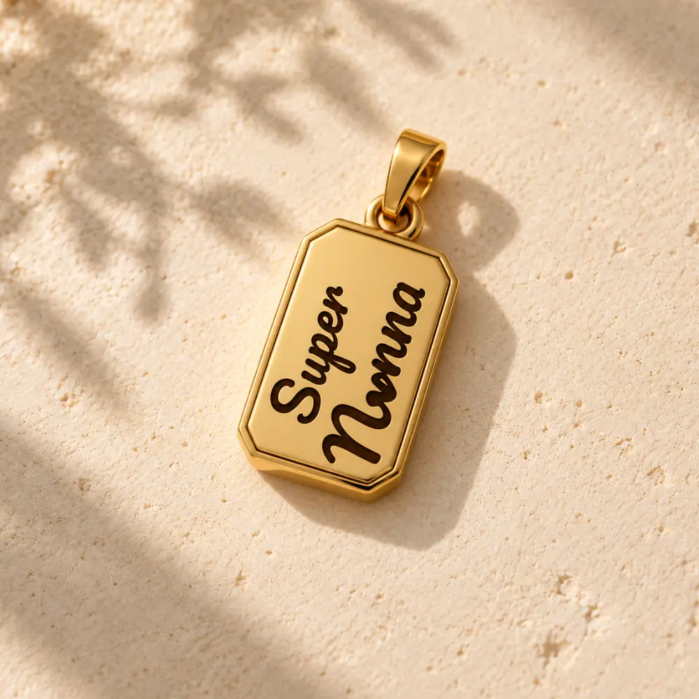 Charm Super Nonna | Ciondolo e Collana Regalo Nonna BIS