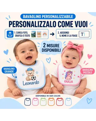 Personalized Baby Bib "CREATE YOUR OWN"