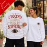 copy of Felpa unisex uomo donna “Beat a te” – Linea Family scaramantica