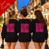 Felpa donna Stasera faccio la brava | Linea Family BIS