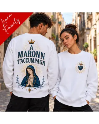 Felpa A Maronn t’accumpagn uomo donna | Family BIS