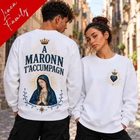 Felpa A Maronn t’accumpagn uomo donna | Family BIS