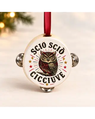 Tamburello Natale Occhio Malocchio Portafortuna | BIS