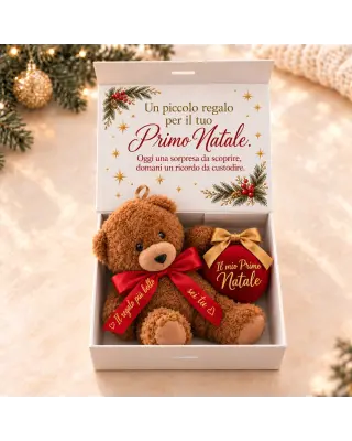 Gift Box Primo Natale con Orsetto e Pallina | BIS