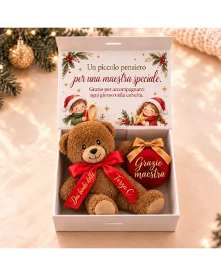 Regalo Natale Maestra | Box Addobbi Personalizzati BIS