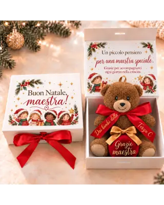 Regalo Natale Maestra | Box Addobbi Personalizzati BIS