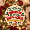 Pallina Natale “Misurare le parole” | Regalo ironico BIS