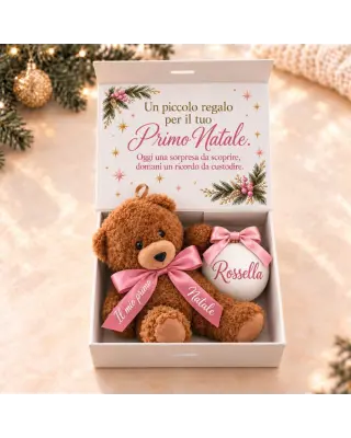 Gift Box Primo Natale con Orsetto e Pallina | BIS