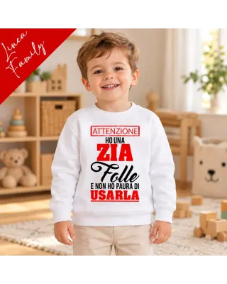 felpa bimba bimbo con stampa divertente