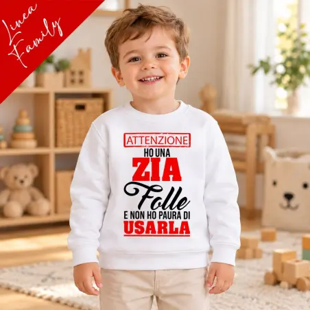 felpa bimba bimbo con stampa divertente
