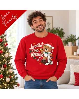 Felpa Natale papà “La carta l’ho messa io” | BIS