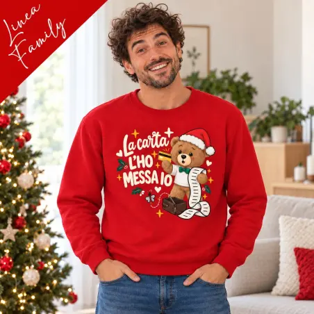 Felpa Natale papà “La carta l’ho messa io” | BIS