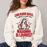 Felpa Natale ironica Madonna di Lourdes | BIS