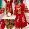 Fiocco Natale con orsetto personalizzato, porta e albero | BIS