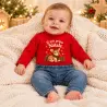 Body lupetto primo Natale con cerbiatto | BuyItalianStyle