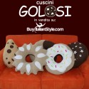 cuscino a forma di biscotto