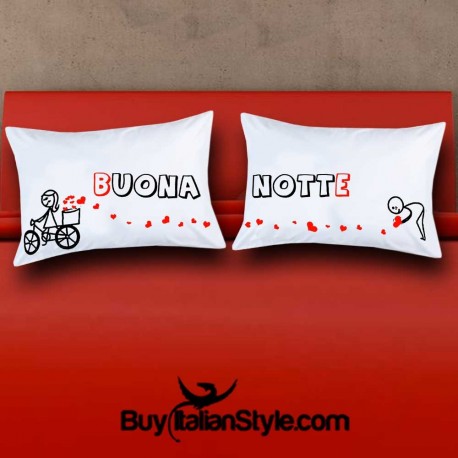 federe con stampe romantiche bassetti buona notte
