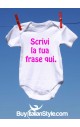 bis body neonato personalizzabile