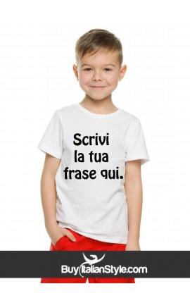 T-shirt bimbo personalizzabile con stampa