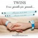 twins coppia di bracciali mamma e figlio