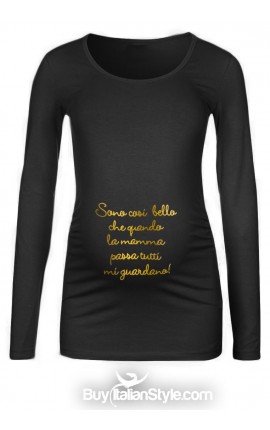 T-shirt premaman "Sono così...