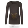 T-shirt premaman "Coming soon"