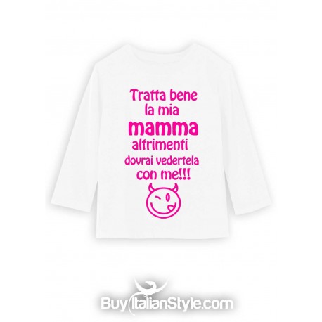 t-shirt a manica lunga bimbo bimba
