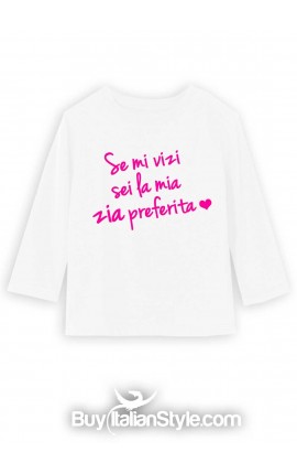 T-shirt manica lunga "Se mi...