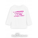 t-shirt bimbo e bimba con stampa dedica zia