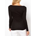 maglia a manica lunga donna con scritte
