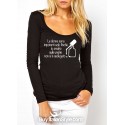 maglia a manica lunga donna con scritte