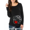 maternity T-shirt MADE WITH LOVE"