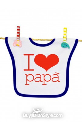 Bavaglino "I love papà"