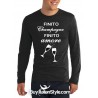 maglia uomo girocollo a manica lunga finito champagne finito amore