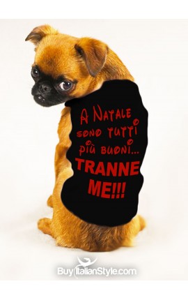 T-shirt per cani  "A Natale...