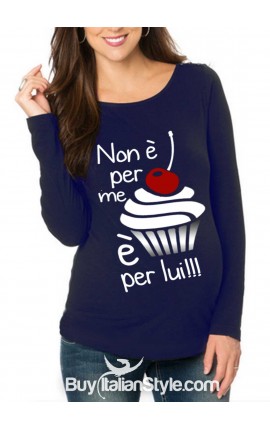 T-shirt premaman "Non è per...