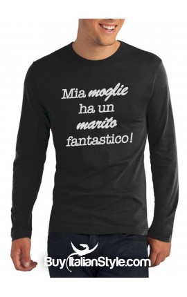 T-shirt M-lunga uomo "Mia...