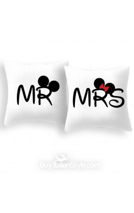 Pillow case "MR" and "MRS"...