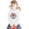 Maglia BIMBA "Questa bimba ama il suo papà"