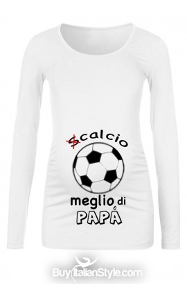 T-shirt premaman "(S)calcio...