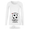 maglia premaman scalcio meglio di papà