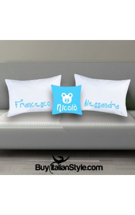 Personalized Pillowcases Family 3-piece SET
