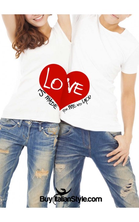 Set Di 2 T-Shirt Abbinate Per Coppie King & Queen - Magliette Coordinate Lui E Lei, Regalo Anniversario, San Valentino